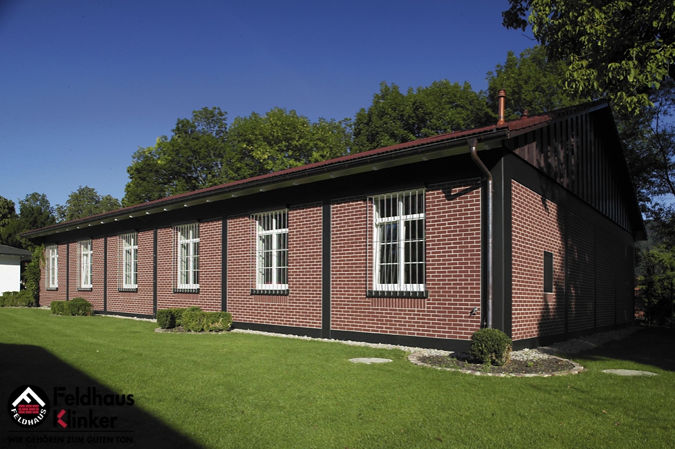 Клинкерная фасадная плитка Feldhaus Klinker R400 Carmesi liso гладкая NF9, 240*9*71 мм